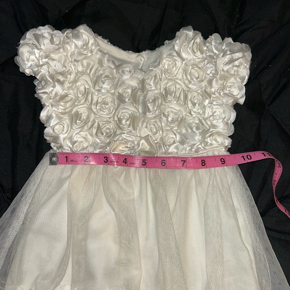 Nannette White Floral Kids Formal Dress - Picture 9 of 9